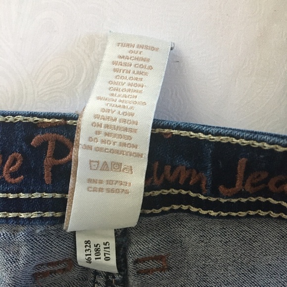 Justice | Simply Low, Skinny boot Jeans Sz 14/blue - Picture 9 of 16